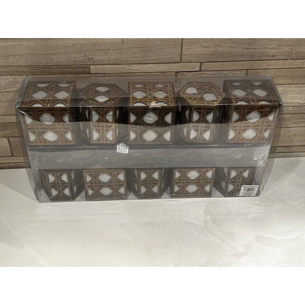 Natural Wood String Lights, New